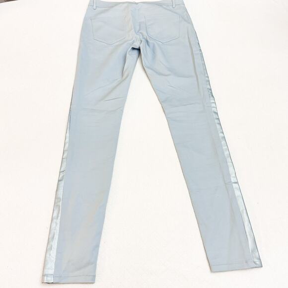 Club Monaco Light Blue Tuxedo Stripe Dress Pants Size 4 - Picture 3 of 9